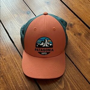 Patagonia Two-Tone Cap in Orange and Teal